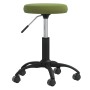 Silla de oficina giratoria de terciopelo verde claro en Sillas de oficina | Comprar online en Foru.es