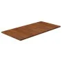 Dunkelbraune Arbeitsplatte aus behandeltem Massivholz für Badezimmer 80x40x1,5 cm von vidaXL, Arbeitsplatten - Ref: Foro24-34...
