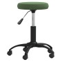 Silla de oficina giratoria de terciopelo verde oscuro en Sillas de oficina | Comprar online en Foru.es