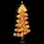 Árbol de Navidad espiral con macetero y LEDs blanco PVC 120 cm de vidaXL, Arboles de navidad - Ref: Foro24-344652, Precio: 27...