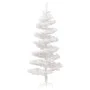 Árbol de Navidad espiral con soporte y LEDs blanco PVC 180 cm de vidaXL, Arboles de navidad - Ref: Foro24-344654, Precio: 42,...