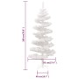 Árbol de Navidad espiral con soporte y LEDs blanco PVC 180 cm de vidaXL, Arboles de navidad - Ref: Foro24-344654, Precio: 42,...