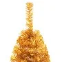 Medio árbol de Navidad artificial con soporte PET dorado 180 cm de vidaXL, Arboles de navidad - Ref: Foro24-344692, Precio: 1...