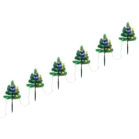Árboles de Navidad para caminos 6 uds PVC 45 LED multicolor de vidaXL, Arboles de navidad - Ref: Foro24-344659, Precio: 16,49...