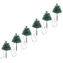 Árboles de Navidad para caminos 6 uds PVC 45 LED multicolor de vidaXL, Arboles de navidad - Ref: Foro24-344659, Precio: 16,49...