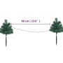 Árboles de Navidad para caminos 6 uds PVC 45 LED multicolor de vidaXL, Arboles de navidad - Ref: Foro24-344659, Precio: 16,64...