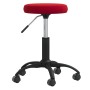 Silla de oficina giratoria de terciopelo rojo tinto en Sillas de oficina | Comprar online en Foru.es