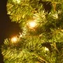 Árbol de Navidad en espiral con maceta y LED PVC verde 120 cm de vidaXL, Arboles de navidad - Ref: Foro24-344649, Precio: 27,...