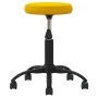 Silla de oficina giratoria de terciopelo amarillo mostaza en Sillas de oficina | Comprar online en Foru.es
