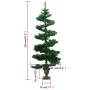 Árbol de Navidad en espiral con maceta y LED PVC verde 120 cm de vidaXL, Arboles de navidad - Ref: Foro24-344649, Precio: 27,...