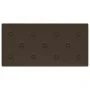 Paneles de pared 12 uds cuero sintético marrón 60x30 cm 2,16 m² de vidaXL, Recubrimiento de paredes - Ref: Foro24-343994, Pre...