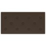 Paneles de pared 12 uds cuero sintético marrón 60x30 cm 2,16 m² de vidaXL, Recubrimiento de paredes - Ref: Foro24-343994, Pre...