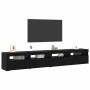 Gabinete de TV 2 pcs Roble Negro 240 x 35 x 40 cm en Muebles TV | Comprar online en Foru.es
