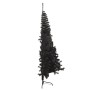 Medio árbol de Navidad artificial con soporte PVC negro 240 cm de vidaXL, Arboles de navidad - Ref: Foro24-344679, Precio: 47...