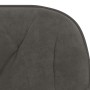Silla de oficina giratoria de terciopelo gris oscuro de vidaXL, Sillas de oficina - Ref: Foro24-344868, Precio: 87,27 €, Desc...