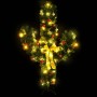 Cactus de Navidad con soporte y LED verde 180 cm PVC de vidaXL, Arboles de navidad - Ref: Foro24-344656, Precio: 72,26 €, Des...