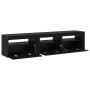 Gabinete de TV 2 pcs Roble Negro 180 x 35 x 40 cm en Muebles TV | Comprar online en Foru.es