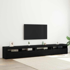 Conjunto de mueble de TV 3 pcs Roble Negro 270 x 35 x 40 cm en Muebles TV | Comprar online en Foru.es