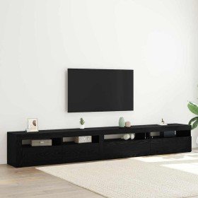 Conjunto de mueble de TV 3 pcs Roble Negro 270 x 35 x 40 cm en Muebles TV | Comprar online en Foru.es