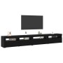 Conjunto de mueble de TV 3 pcs Roble Negro 270 x 35 x 40 cm en Muebles TV | Comprar online en Foru.es