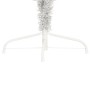 Medio árbol de Navidad artificial y soporte PVC plateado 240 cm de vidaXL, Arboles de navidad - Ref: Foro24-344699, Precio: 6...