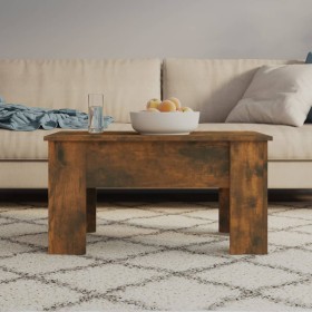 Mesa de centro madera de ingeniería roble ahumado 79x49x41 cm de vidaXL, Mesas de centro - Ref: Foro24-819281, Precio: 60,72 ...