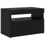 Gabinete de TV 2 pcs Roble Negro 260 x 37 x 40 cm en Muebles TV | Comprar online en Foru.es