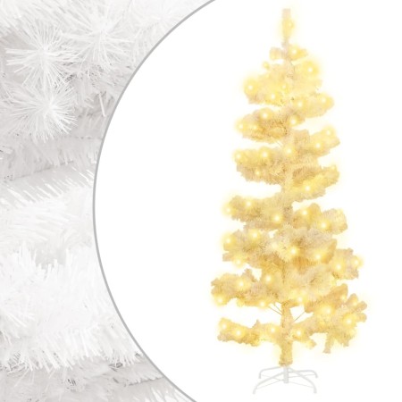 Árbol de Navidad espiral con soporte y LEDs blanco PVC 150 cm de vidaXL, Arboles de navidad - Ref: Foro24-344653, Precio: 31,...
