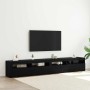 Conjunto de mueble de TV 3 pcs Roble Negro 240 x 35 x 40 cm en Muebles TV | Comprar online en Foru.es