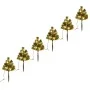 Árboles de Navidad para caminos 6 uds PVC 45 LED blanco cálido de vidaXL, Arboles de navidad - Ref: Foro24-344658, Precio: 28...