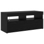 Gabinete de TV 2 pcs Roble Negro 260 x 37 x 40 cm en Muebles TV | Comprar online en Foru.es