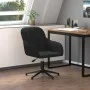 Black velvet swivel office chair by vidaXL, Office chairs - Ref: Foro24-344862, Price: 91,46 €, Discount: %