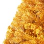Medio árbol de Navidad artificial con soporte PVC dorado 210 cm de vidaXL, Arboles de navidad - Ref: Foro24-344693, Precio: 2...