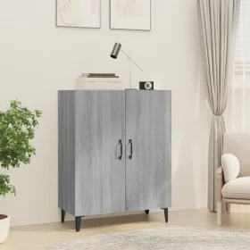 Sonoma gray plywood sideboard 70x34x90 cm by vidaXL, Sideboards - Ref: Foro24-817331, Price: 77,45 €, Discount: %