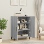 Aparador de madera contrachapada gris Sonoma 70x34x90 cm de vidaXL, Aparadores - Ref: Foro24-817331, Precio: 78,05 €, Descuen...