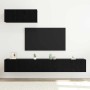 Conjunto de mueble de TV 3 pcs Roble Negro Madera de ingeniería en Muebles TV | Comprar online en Foru.es