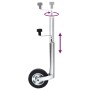 Rueda jockey para remolque 48 mm acero galvanizado de vidaXL, Tráilers para mercancías y transporte - Ref: Foro24-152236, Pre...