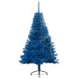 Medio árbol de Navidad artificial con soporte PVC azul 150 cm de vidaXL, Arboles de navidad - Ref: Foro24-344681, Precio: 25,...