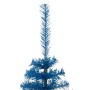 Medio árbol de Navidad artificial con soporte PVC azul 150 cm de vidaXL, Arboles de navidad - Ref: Foro24-344681, Precio: 25,...