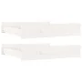 Cajones de cama 2 unidades madera maciza de pino blanco de vidaXL, Camas y accesorios - Ref: Foro24-814980, Precio: 115,06 €,...