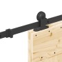 Puerta corredera con herrajes madera maciza de pino 85x210 cm en Puertas | Comprar online en Foru.es