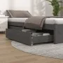 Cajones de cama 2 unidades madera maciza de pino gris de vidaXL, Camas y accesorios - Ref: Foro24-814991, Precio: 116,44 €, D...