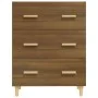 Aparador madera contrachapada marrón roble 70x34x90 cm de vidaXL, Aparadores - Ref: Foro24-817347, Precio: 77,14 €, Descuento: %