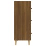 Aparador madera contrachapada marrón roble 70x34x90 cm de vidaXL, Aparadores - Ref: Foro24-817347, Precio: 84,40 €, Descuento: %