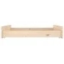 Cajones de cama 2 unidades madera maciza de pino de vidaXL, Camas y accesorios - Ref: Foro24-814979, Precio: 82,70 €, Descuen...