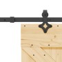 Puerta corredera con herrajes madera maciza de pino 95x210 cm en Puertas | Comprar online en Foru.es