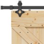 Puerta corredera con herrajes madera maciza de pino 80x210 cm en Puertas | Comprar online en Foru.es