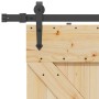 Puerta corredera con herrajes madera maciza de pino 80x210 cm en Puertas | Comprar online en Foru.es