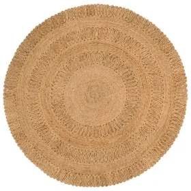 Alfombra de área trenzada a mano redonda yute 150 cm de vidaXL, Alfombras - Ref: Foro24-344951, Precio: 92,57 €, Descuento: %
