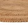 Alfombra de área trenzada a mano redonda yute 150 cm de vidaXL, Alfombras - Ref: Foro24-344951, Precio: 92,57 €, Descuento: %